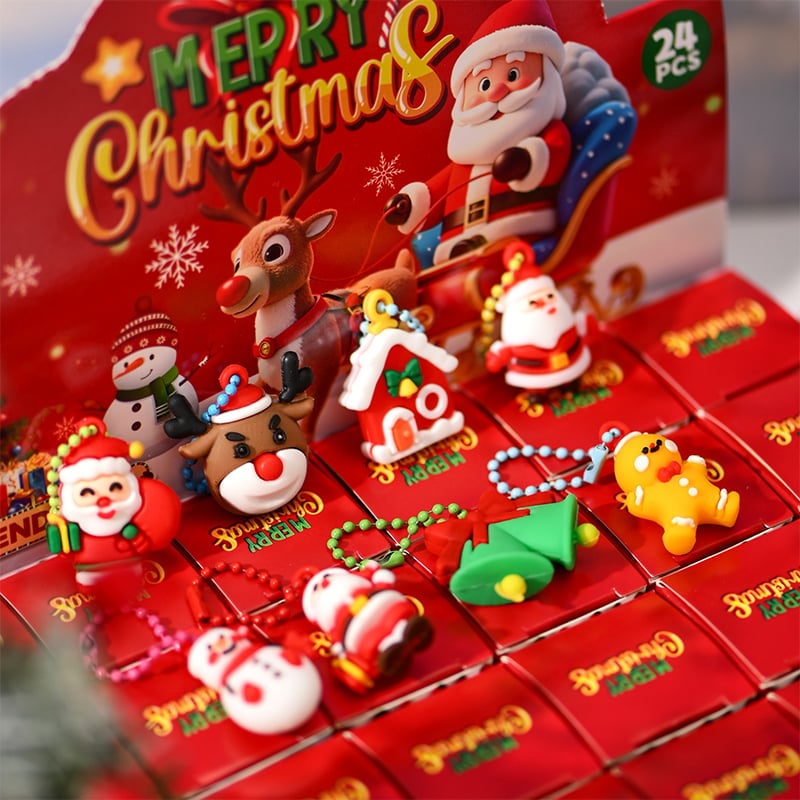 Süße Weihnachts-Blindbox-Anhänger