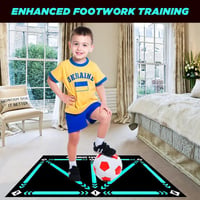 Silent Non-Slip Soccer Training Mat for All Levels