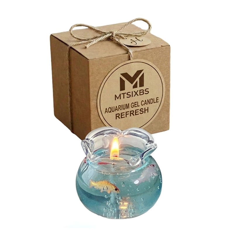 Mini Bubble Fish Tank Scented Candle