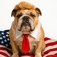 Doggy gentleman bow tie
