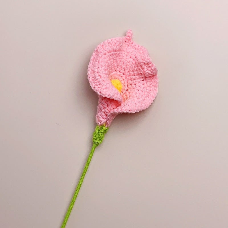 Crochet Flowers Bouquet Handmade Knitted Flower Gift