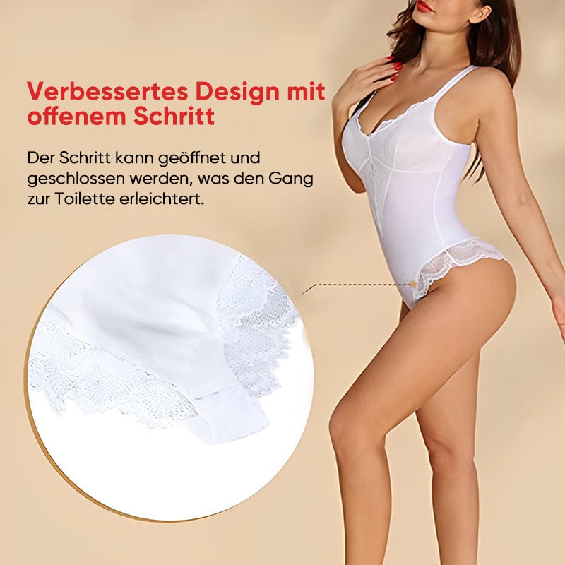 Sexy Spitzenoverall mit tiefem V-Ausschnitt