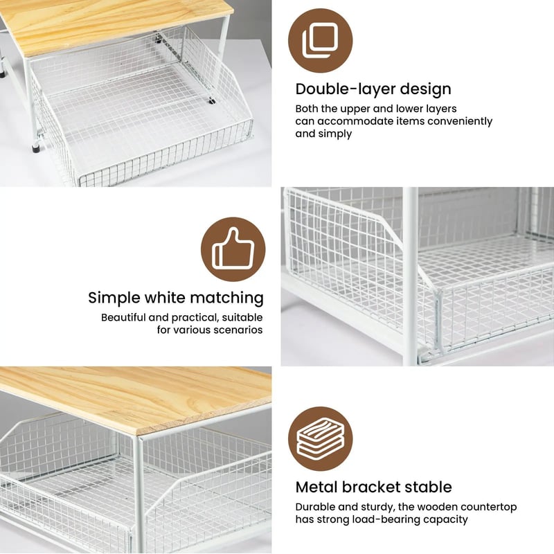 Coffee machine storage rack