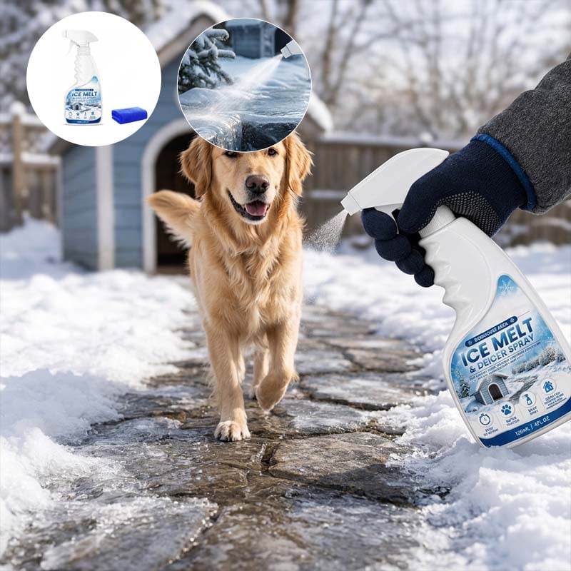 Outdoor Ice and Snow Melting Spray