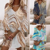Vestido de verano con mangas acampanadas