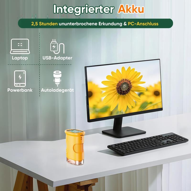 Sakerplus 1000X Digitales Handmikroskop