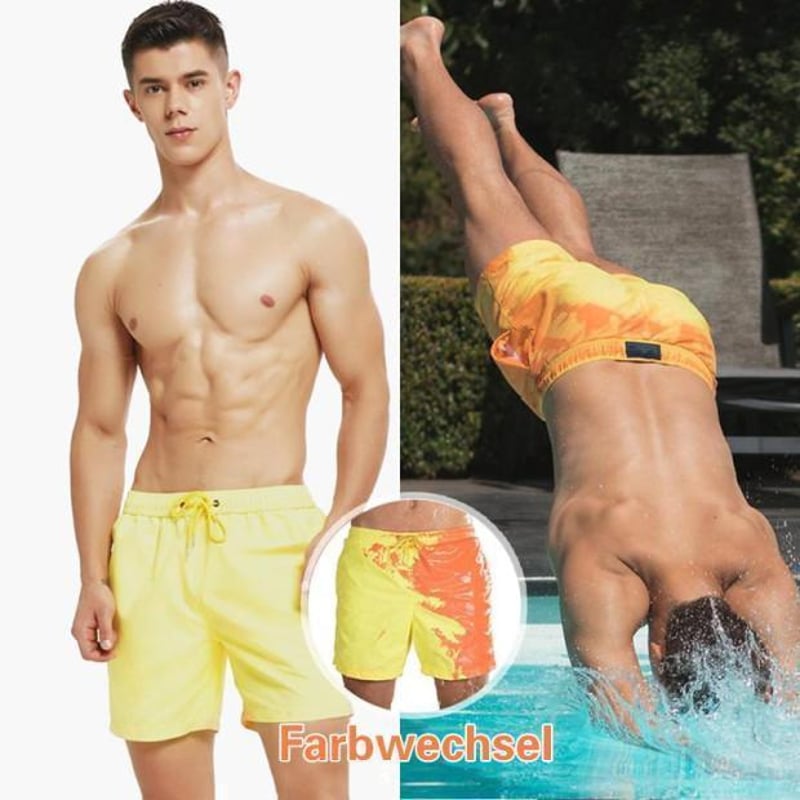 Kleurwissel strandbroek zwemshort