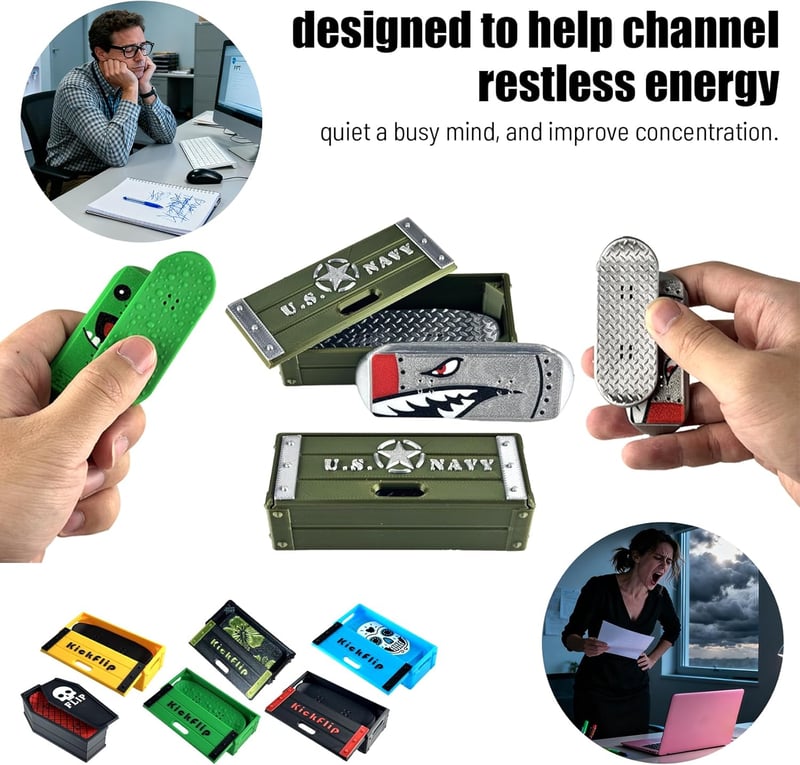 Flipping Fidget Toy Magnetic Fingerboard