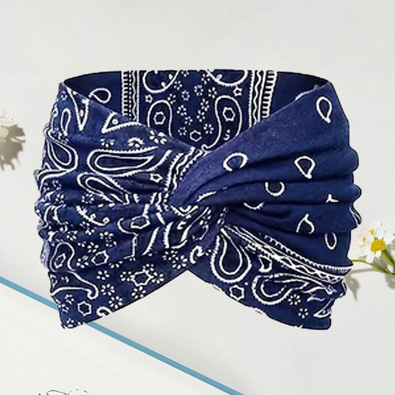 ✨Printed cross yoga headband