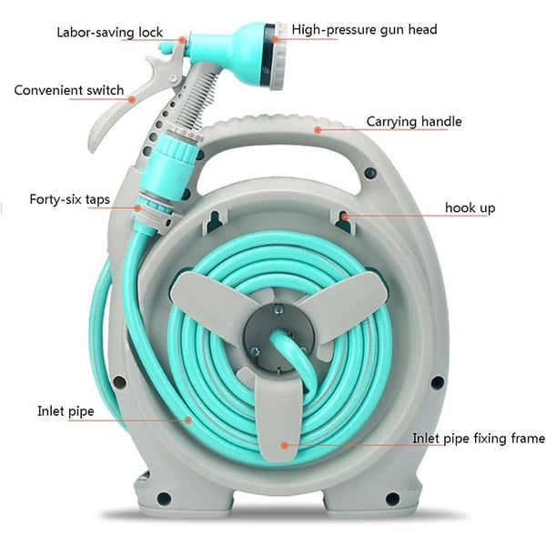 Sakerplus Retractable garden hose reel