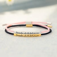 Geflochtenes, verstellbares Inspire-Armband