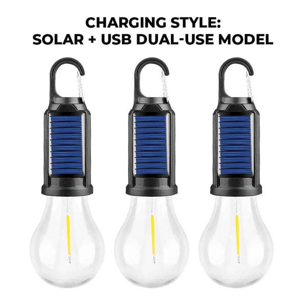 Outdoor Camping Hanging Type-C Charging Retro Bulb Light