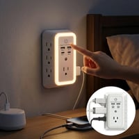 10-in-1 ETL-Certified Surge Protector Power Outlet