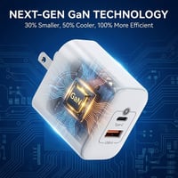 3-in-1 GaN Magnetic Wireless Charger & Fast Charging Block
