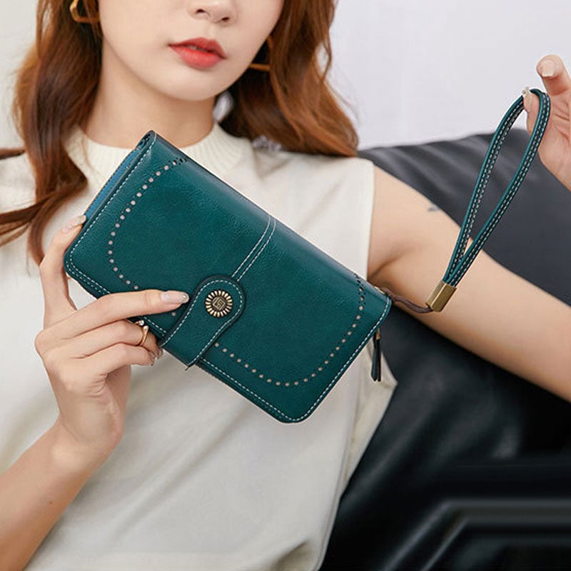 RFID Anti-magnetic Long Wallet