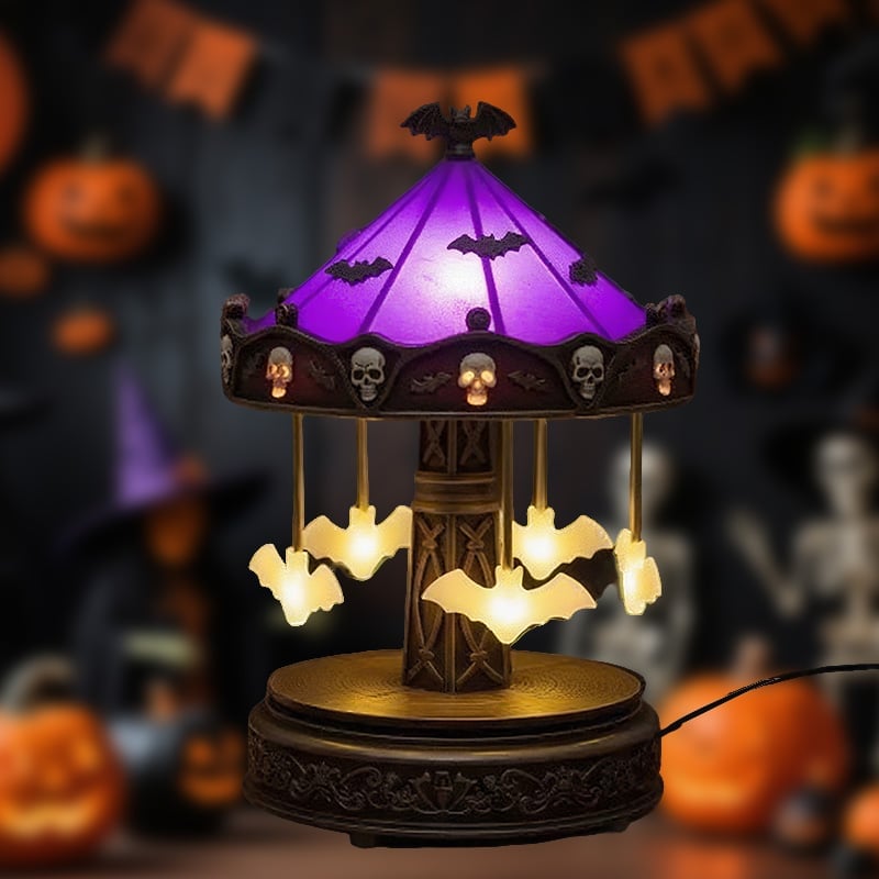Halloween Ghost Carousel Night Light