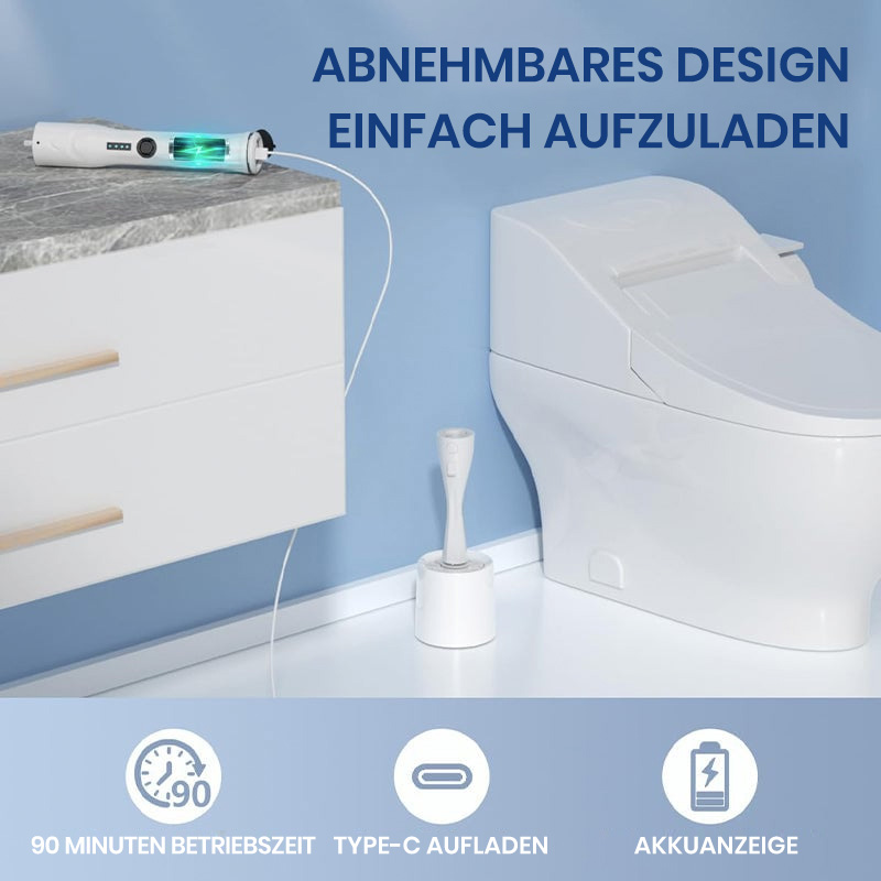 Elektrische Toilettenbürste mit Halter-Set