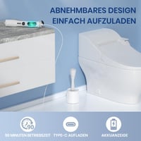 Elektrische Toilettenbürste mit Halter-Set