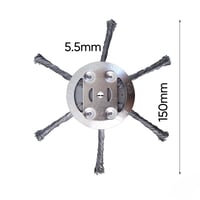 6 inch Steel Wire Brush Cutter Trimmer Head