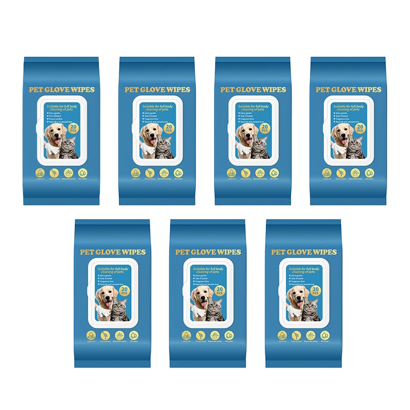 Pet Glove Wipes--20 PCS