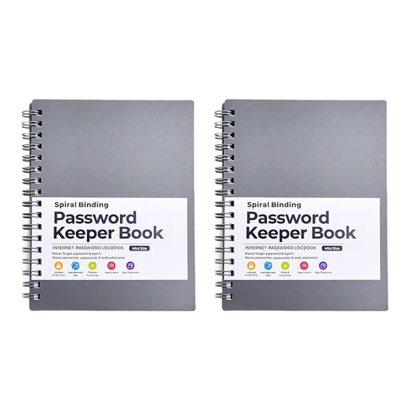 A6 Coil Password Keeper Book