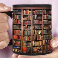 3D-Bücherregal-Tasse