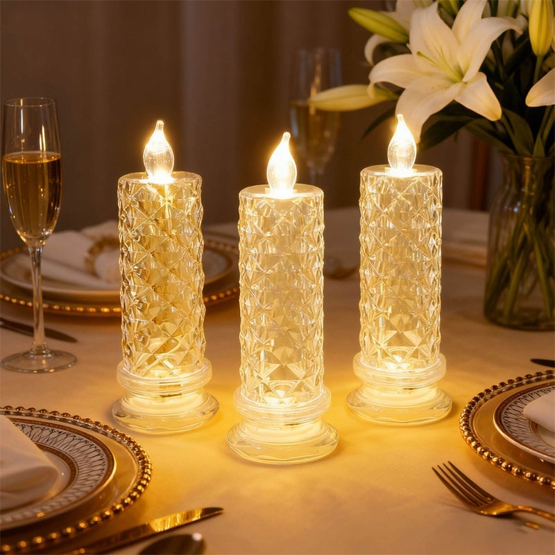 LED-Rosenlicht-Kerzenlampe