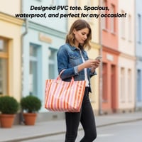Striped Tote Bag