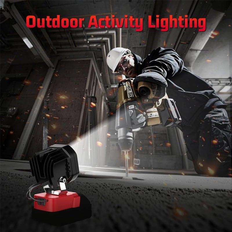 Sakerplus® Portable LED Work Light for 18V Battery