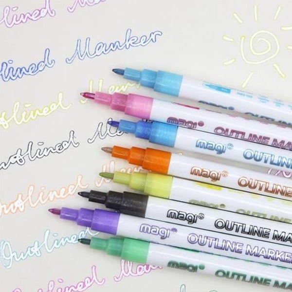 Penna a doppia linea