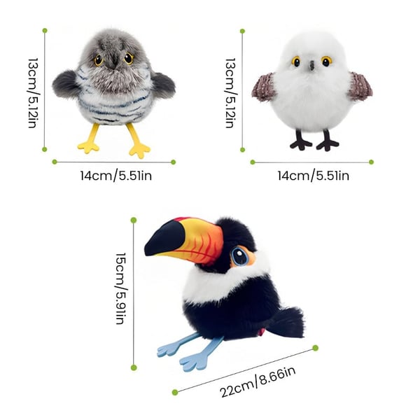 Sakerplus Motion Activated Flapping Bird Toy