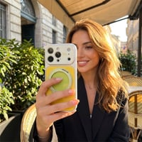Dopamine Colorblock Magnetic Phone Grip with 360° Spin Stand