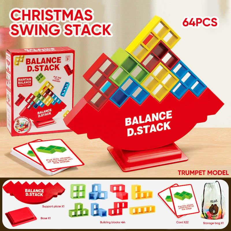 Saker® Classic Tower Balance Game Set