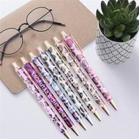 7 PCS Leopard Print Ballpoint Pens