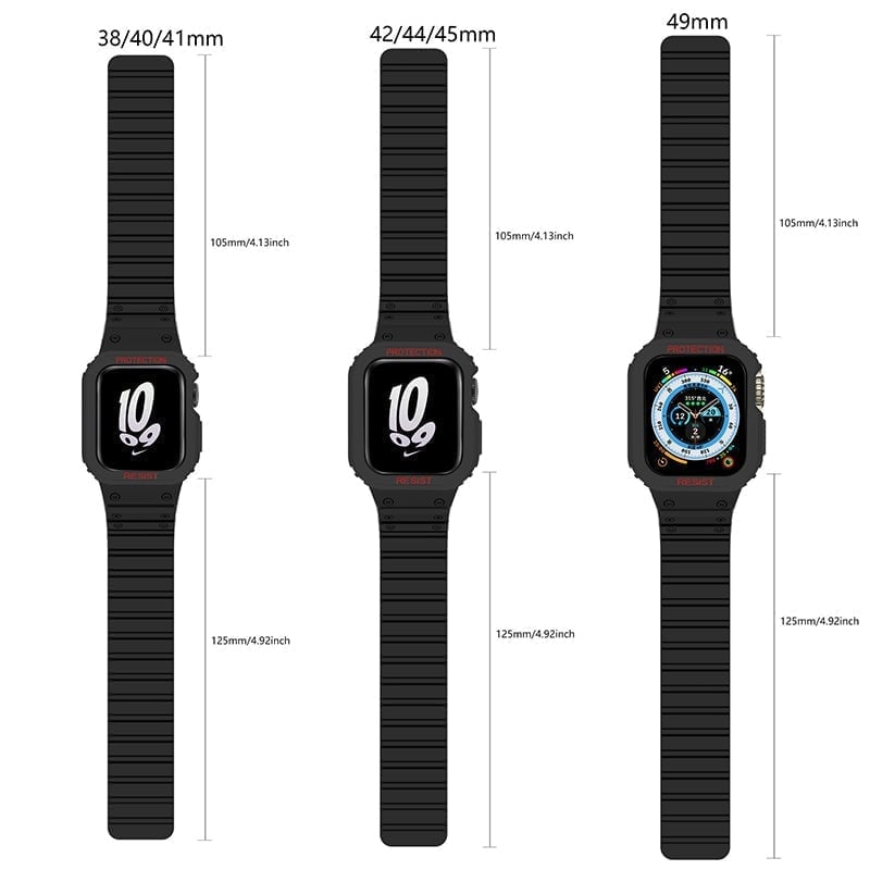 Apple Watch Integrated Magnetic Silicone Strap