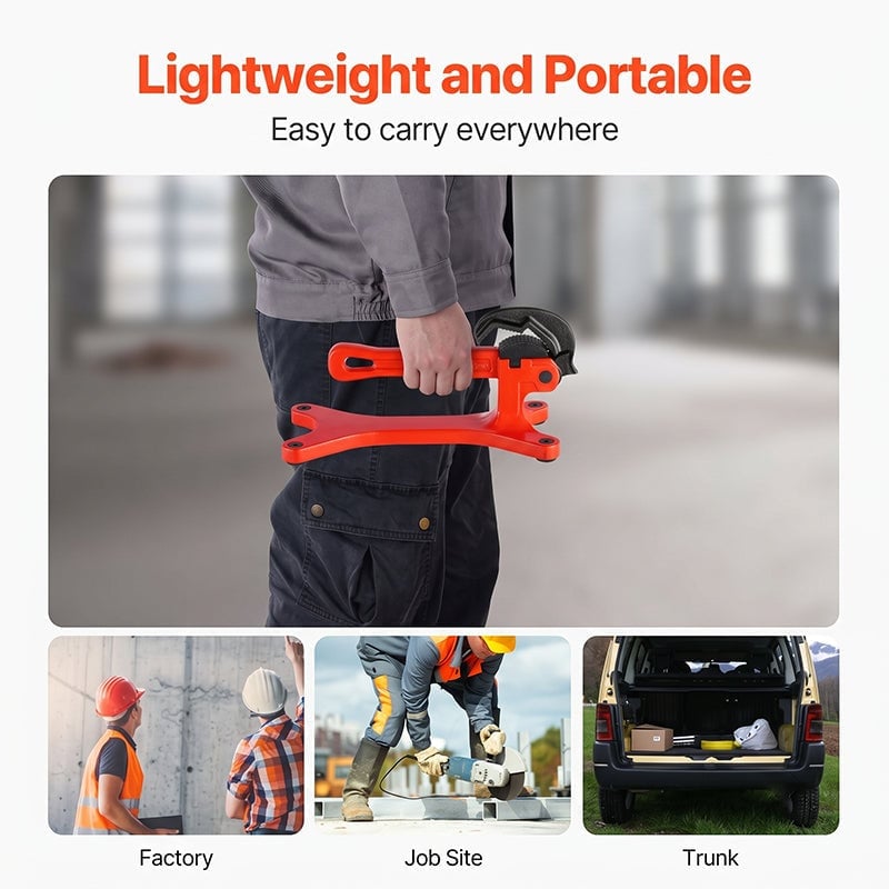 Sakerplus® Lightweight Portable Pipe Vise Clamp