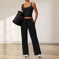 Casual Comfy Breathable Sleeveless Sports Top for Yoga