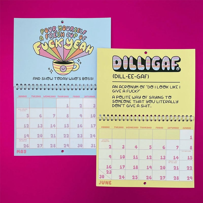 2025 Fuck Calendar