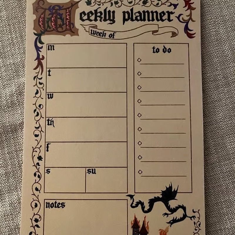 Medieval Notepad Series Stationery