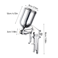 Pneumatisk spraypistol med topbeholder