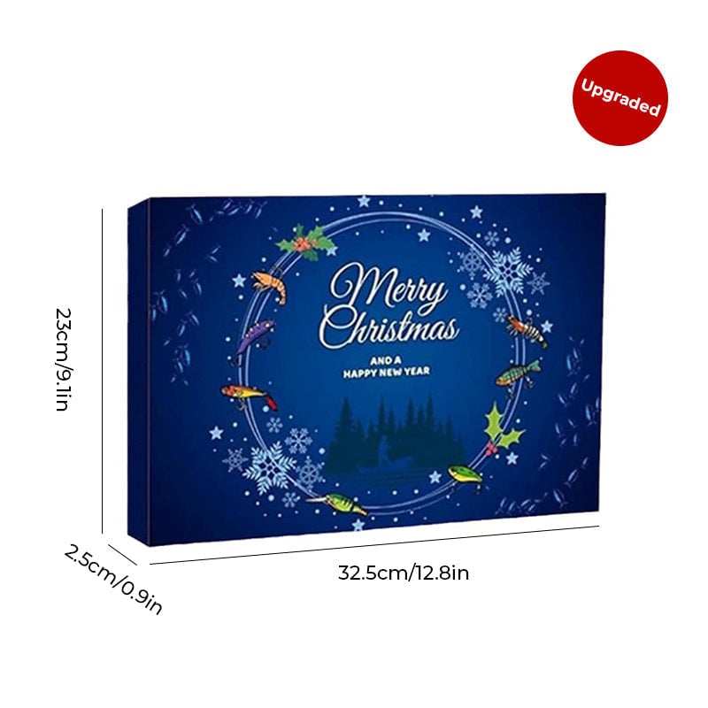 Forhåndssalg>>24 Days Christmas Countdown fiskeutstyrsett