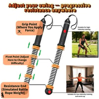 Adjustable Ropeless Battle Ropes Training