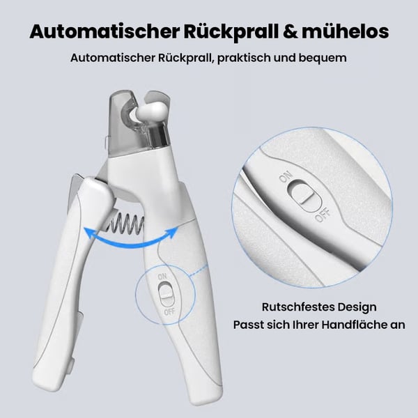 Haustier-Nagelknipser mit LED-Licht