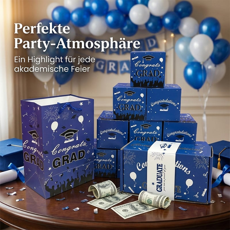 Überraschungs-Geschenkbox-Set zum Abschluss