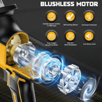 Sakerplus Battery-compatible wireless reciprocating saw