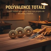 🌟 Tampon de polissage pour meuleuse d'angle