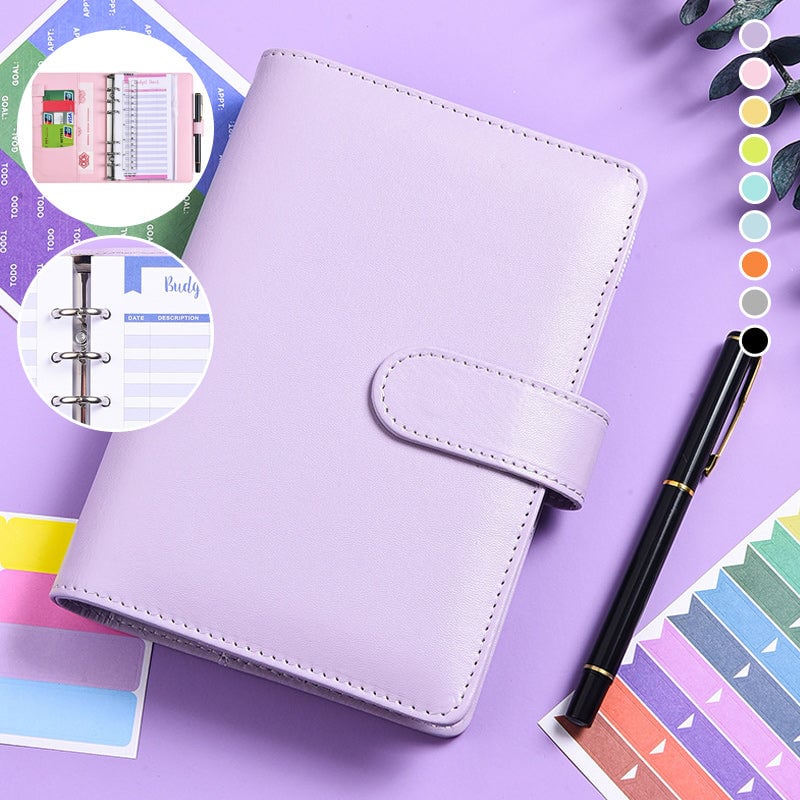 Kreatives Notizbuch mit Bindemittel