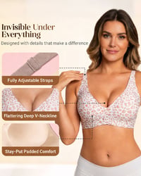 Wireless Women's Comfortable Seamless Push-up Bra