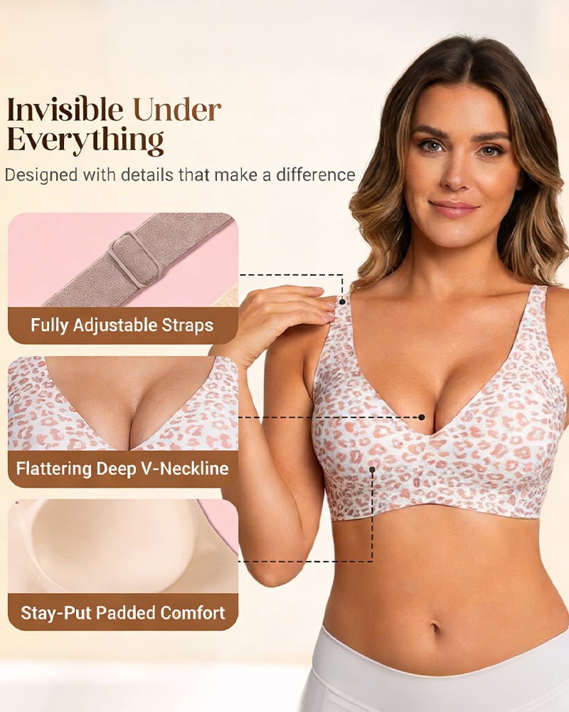 Wireless Women's Comfortable Seamless Push-up Bra