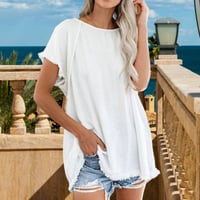 Long Lady T-shirt with Fringes